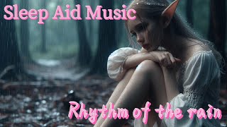 Rain Sound Relaxing Sleep Music  Relaxing Music Piano Harp Music [upl. by Cantu]