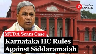 MUDA Scam Case Karnataka HC Dismisses Siddaramaiah’s Petition [upl. by Mat]