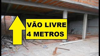 Qual a FERRAGEM para uma VIGA DE CONCRETO com 4 metros de vão livre [upl. by Hepzi]