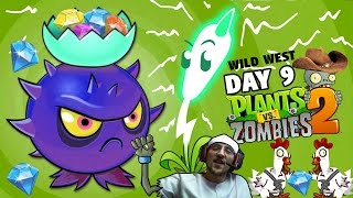 Lets Play PVZ 2 HOMING THISTLE Good or Bad  Lightning Reed Unlocked Day 9 Wild West Gameplay [upl. by Swift]