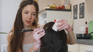 ASMR  Realistic Mommy Checks Your Scalp For Lice  Treatment [upl. by Hafinah]