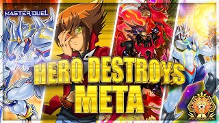 Destroying the META with HERO in Season 30 MASTER RANKED 1  YuGiOh Master Duel [upl. by Siana]