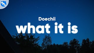 Doechii  What It Is Solo Version Clean  Lyrics [upl. by Apoor]