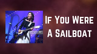 Katie Melua  If You Were A Sailboat Lyrics [upl. by Goulet]