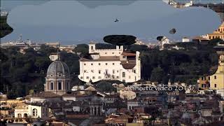 Trinità dei Monti e Villa Medici dal Gianicolo manortiz [upl. by Elakram420]