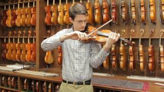 Ernst Heinrich Roth Markneukirchen 1922  Violin Demonstration [upl. by Malan717]