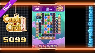 Candy Crush Saga Level 5099  Hard Level  No Boosters [upl. by Tomaso850]