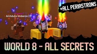 WORLD 8  Periastron Stars RPG  All Secrets  All Periastrons [upl. by Kaylee]