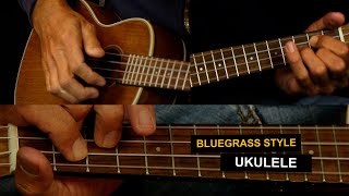 Bluegrass Style Chords and G Run  Ukulele Lesson [upl. by Ainoek]