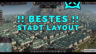 BESTES Anno 1800 Stadt Layout [upl. by Ydarg]