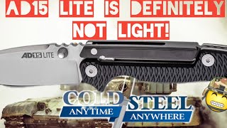 Cold Steel AD15 LITE Aint Light Beefy Demko Tank Scorpion Lock Full Review GrivoryAus10aSS [upl. by Chancelor]