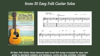 Barbara Allen folk guitar instrumental solo [upl. by Adnoryt]