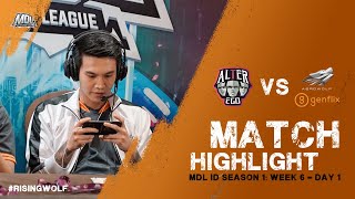 Genflix Aerowolf Jr vs Alter Ego X Match Highlight [upl. by Pillsbury898]