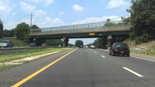 Atlantic City Expressway Exits 28 to 38 westbound [upl. by Stearns359]