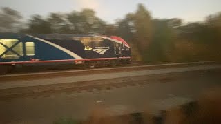 Amtrak PO97 at Lorton [upl. by Latimore]