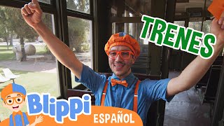 Blippi aprende sobre trenes [upl. by Nyrek271]