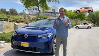 Volkswagen ID4 Compared to Tesla Model 3 [upl. by Sukram]