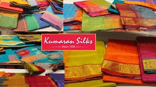 Kumaran Silks Diwali🎇🪔Collections Pure Silk CottonPoly cottonSemi Silk CottonArani silk Sarees [upl. by Valdes]