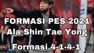 Formasi 4141 Ala Shin Tae Young di PES 2021 [upl. by Angelica29]