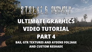 STALKER ANOMALY  ULTIMATE GRAPHICS INSTALL TUTORIAL PART 4 [upl. by Bascomb500]