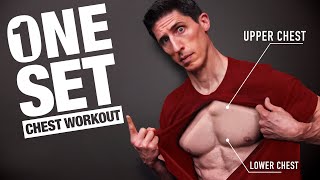 The 1 SET Chest Workout FAST CHEST GAINS [upl. by Luanni]