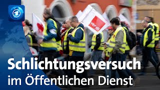 Öffentlicher Dienst Verhandlungen gescheitert  Schlichter suchen Lösung [upl. by Anastase174]