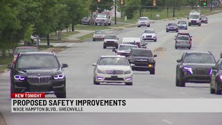 City of Greenville proposes lane reduction on Wade Hampton Blvd to improve safety [upl. by Eart]