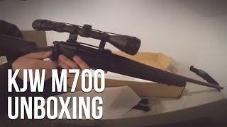 KJW M700 Sniper Rifle Unboxing [upl. by Ennaihs334]