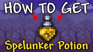 How to Get Spelunker Potion in Terraria 1449  Spelunker Potion How to Get [upl. by Tarrah]