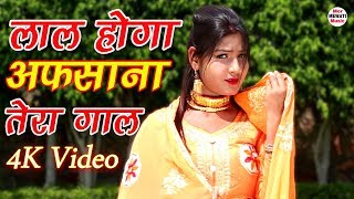 लाल हेागा अफसाना तेरा गाल Full Video Afsana Dancer New Mewati Song 2019 [upl. by Gladdie]