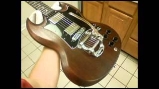 Modded Gibson SG Special Faded Brown With Bigsby [upl. by Mignonne244]