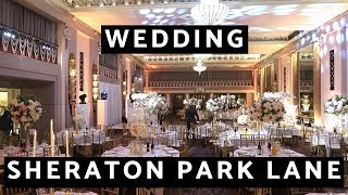 The Sheraton Grand London Wedding Reception  Flowers  Production and Decor [upl. by Launame918]