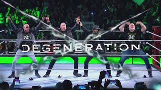 DX DGeneration X returns to RAW 2022 with The Kings Theme 25 years of DX Epic Entrances [upl. by Eelahs]