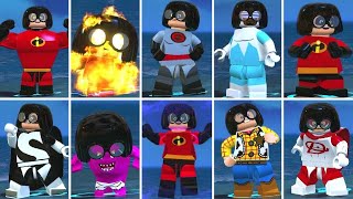 LEGO The Incredibles  All Characters in Edna ModeMode Cheat [upl. by Latrina]