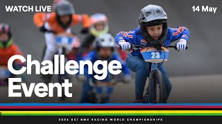 LIVE  Day Three Challenge Event  2024 UCI BMX Racing World Championships [upl. by Ttesil165]