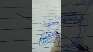 How to draw gojo artlikesubscribe [upl. by Illek]