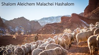 Shalom Aleichem Malachei Hashalom Malachei Elyon On Screen Lyrics Learn Hebrew Song English Trans [upl. by Eatnoj]