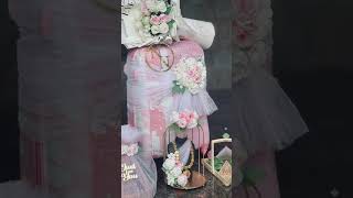 Engagement hampers 🌸 shyenart🌸 gift for her 🌸 luxury trolley hamper 🌸 premium engagement trolley [upl. by Hsetirp]