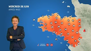 Bulletin météo pour le mercredi 26 juin 2024 [upl. by Simona]