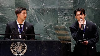 FULL SPEECH BTS at the United Nations Sustainable Development Goals Moment event [upl. by Oakley]