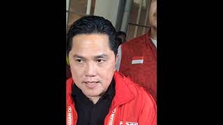 Pernyataan Erick Tohir usai PSSI di gunduli Jepang 40 [upl. by Tnert452]