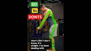 Dos Vs DONTS fitness gym automobile america shortvideo [upl. by Ardeen]