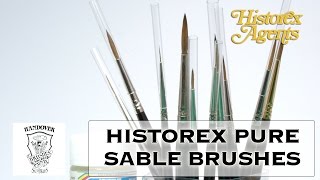 Model Painting  Historex Pure Sable Brushes [upl. by Nylorahs]