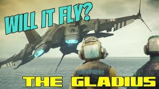 Star Citizen GLADIUS Interior  Battle  Design  Landing 1080p 60fps [upl. by Nahallac]