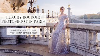 Makeup  Hair Styling by Onorina Jomir for Paris Boudoir Photography Promo Video  Zen Film Works [upl. by Hatty]