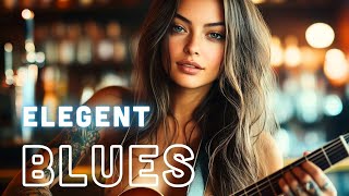 Elegant Slow Blues Guitar  MRelaxing Blues Night amp Slow Music for Relaxation Cooling Your Soul [upl. by Auhs]