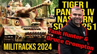 TANK HUNTER 211 Tygrys I Panzer IV oraz rozmowa z Brucem Cromptonem Militracks Overloon 2024 [upl. by Lanta720]