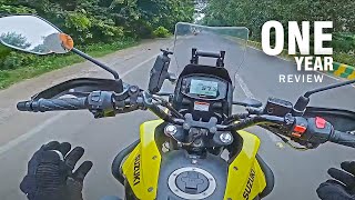 V Strom 250 Ownership Review  1 year with it  Cost and Comfort [upl. by Lidda194]