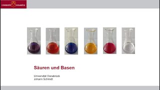 Vorlesung Allgemeine Chemie • Säuren und Basen 10 [upl. by Elfreda]