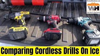 Comparing 12quot Brushless Cordless Battery Powered Drills from Ryobi Makita Craftsman DeWalt Review [upl. by Maltz72]